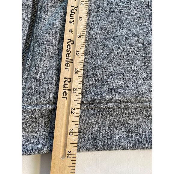 Unbranded Womens XL Gray Vest Sleeveless Hooded Sherpa Lined Zip Front Cozy NEW - Picture 6 of 16